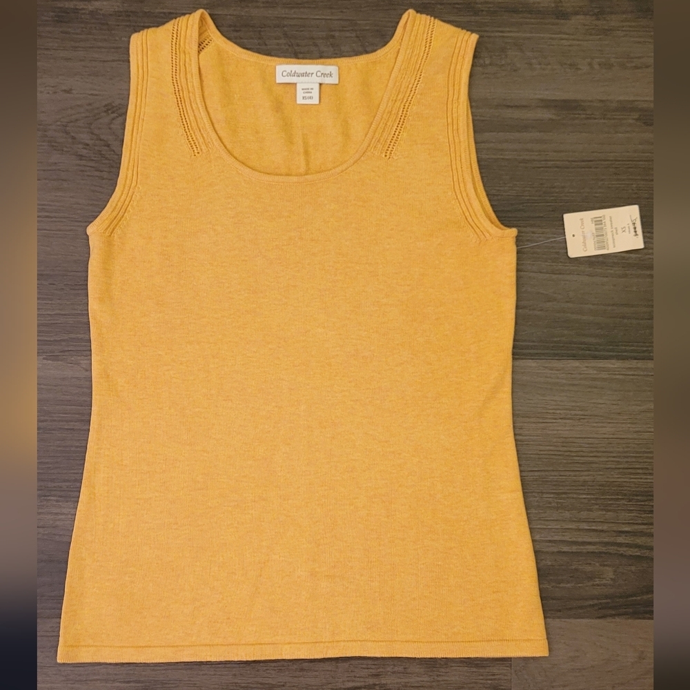 Coldwater Creek Scoopneck Sweater Shell XS - 4